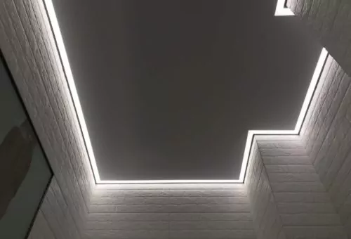 контурная подсветка в натяжном потолке